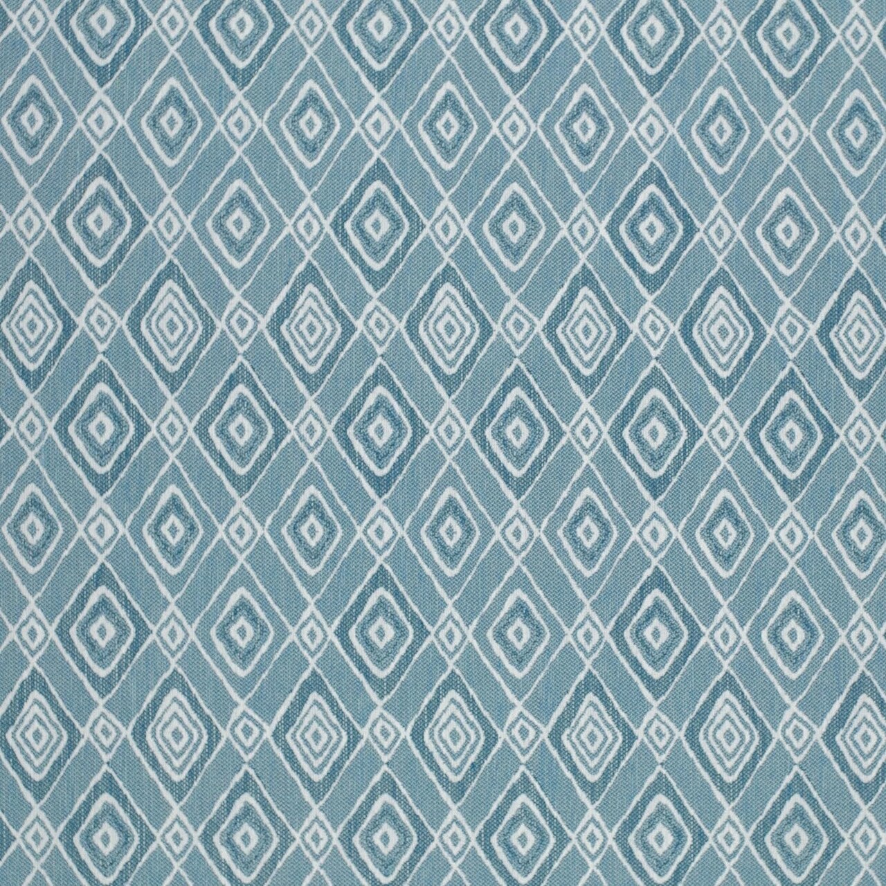 Aqua Teal Performance Grade Abstract Geometric Woven Pattern Upholstery Fabric by The Yard - SKU: Hogan Azure